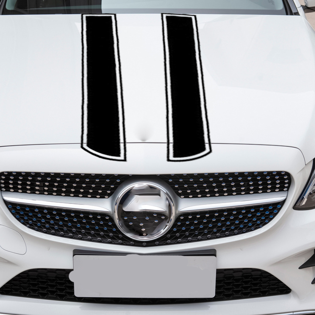 Yoroly Dual Racing Hood Stripe Decals